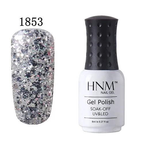 HNM 8ml UV Gel Nail Polish LED Lamp Gel Lacquer