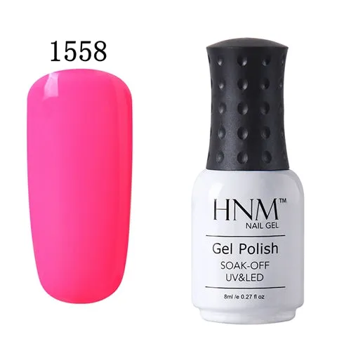 HNM 8ml UV Gel Nail Polish LED Lamp Gel Lacquer