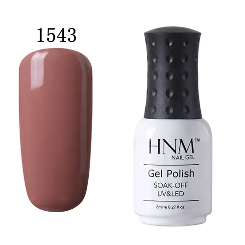 HNM 8ml UV Gel Nail Polish LED Lamp Gel Lacquer