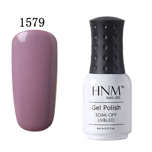 HNM 8ml UV Gel Nail Polish LED Lamp Gel Lacquer