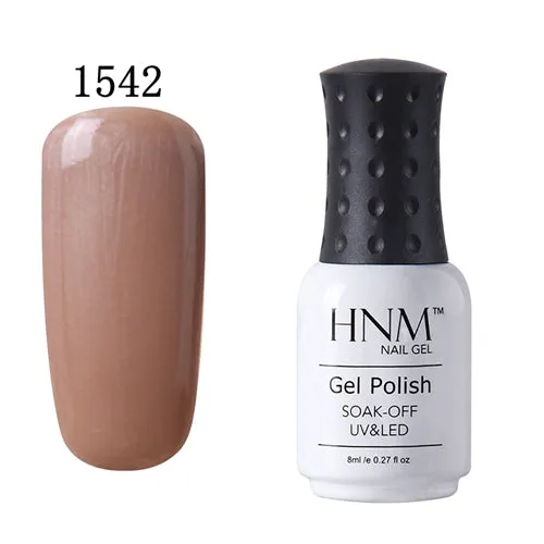 HNM 8ml UV Gel Nail Polish LED Lamp Gel Lacquer