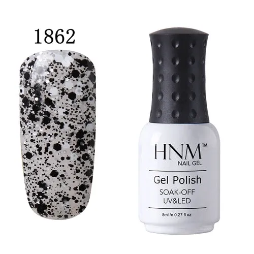 HNM 8ml UV Gel Nail Polish LED Lamp Gel Lacquer