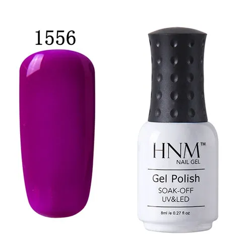 HNM 8ml UV Gel Nail Polish LED Lamp Gel Lacquer