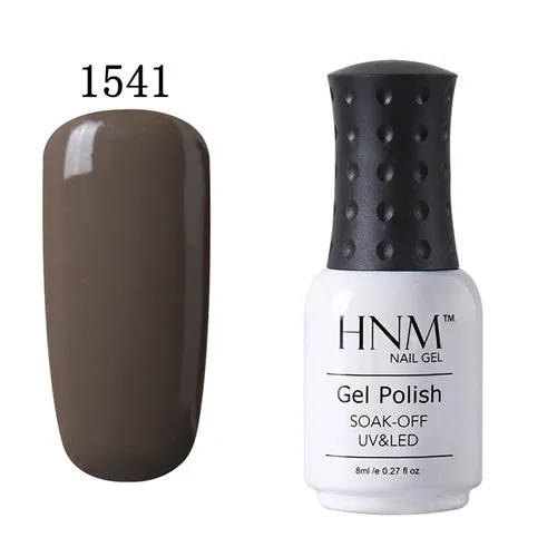 HNM 8ml UV Gel Nail Polish LED Lamp Gel Lacquer