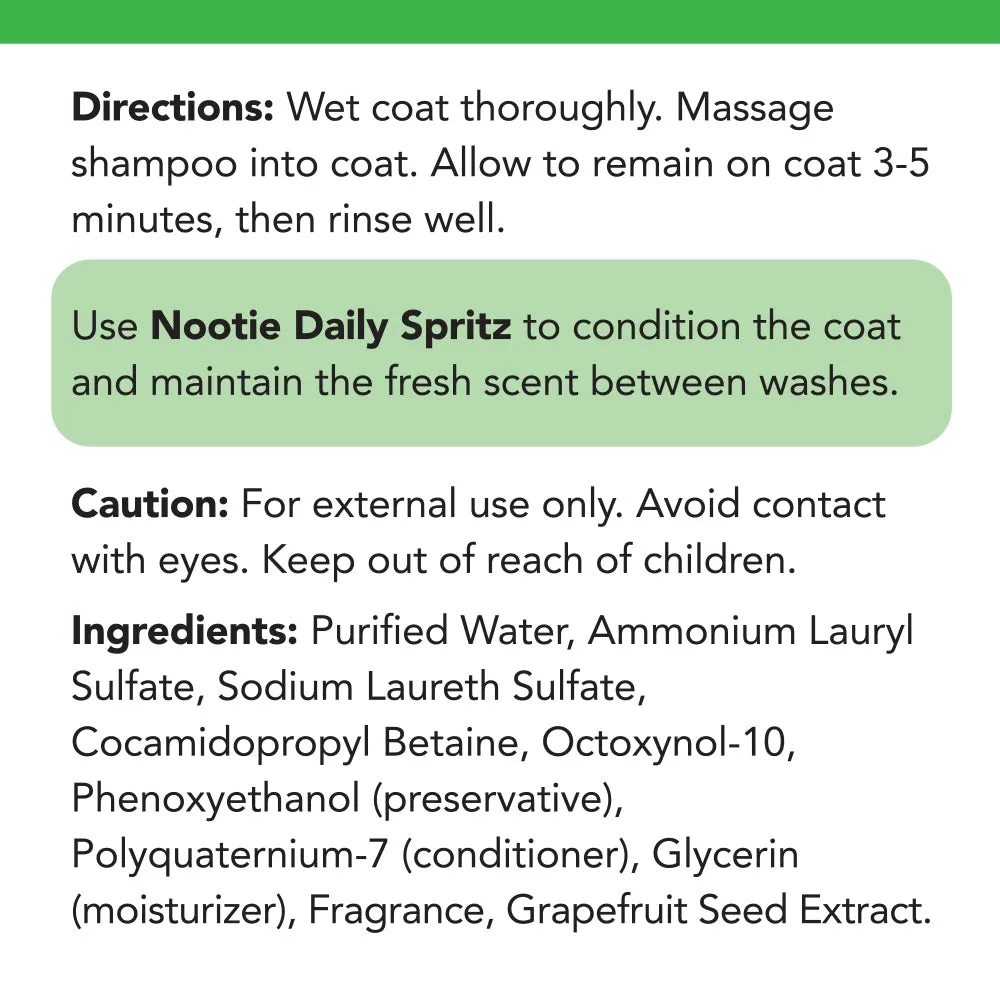 Hypoallergenic Grapefruit Seed Extract Pet Shampoo | Coconut Lime Verbena
