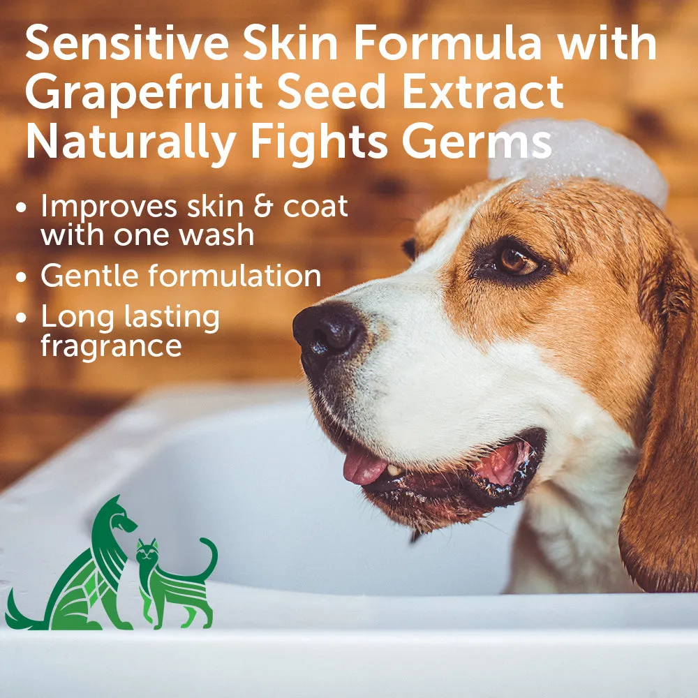 Hypoallergenic Grapefruit Seed Extract Pet Shampoo | Coconut Lime Verbena