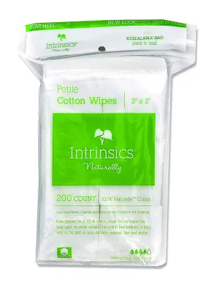 Intrinsics Petite Cotton Wipes 2x2