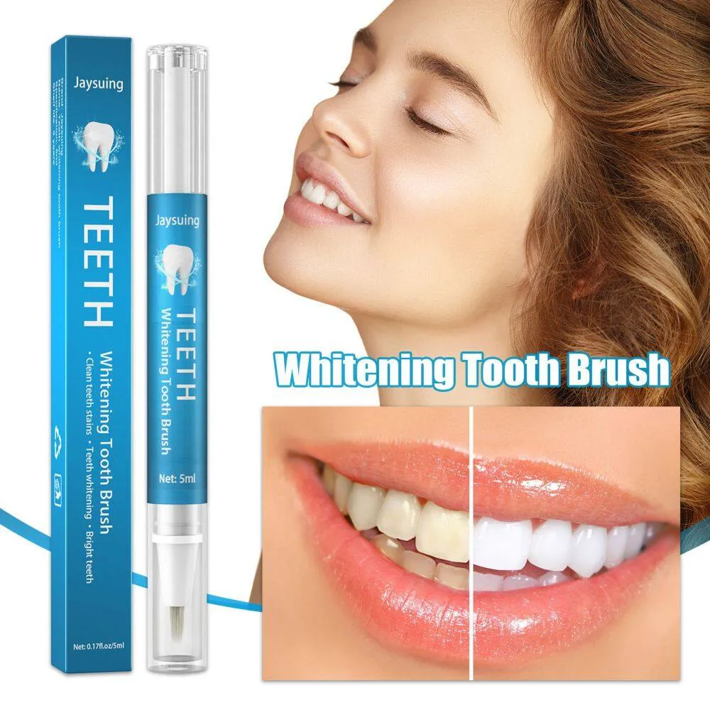 Jayuting Teeth Whitening Pen Toothpaste Toothbrush Gel Effectively Remove Stains Clean Bleach  Breath Safe Teeth Whitener