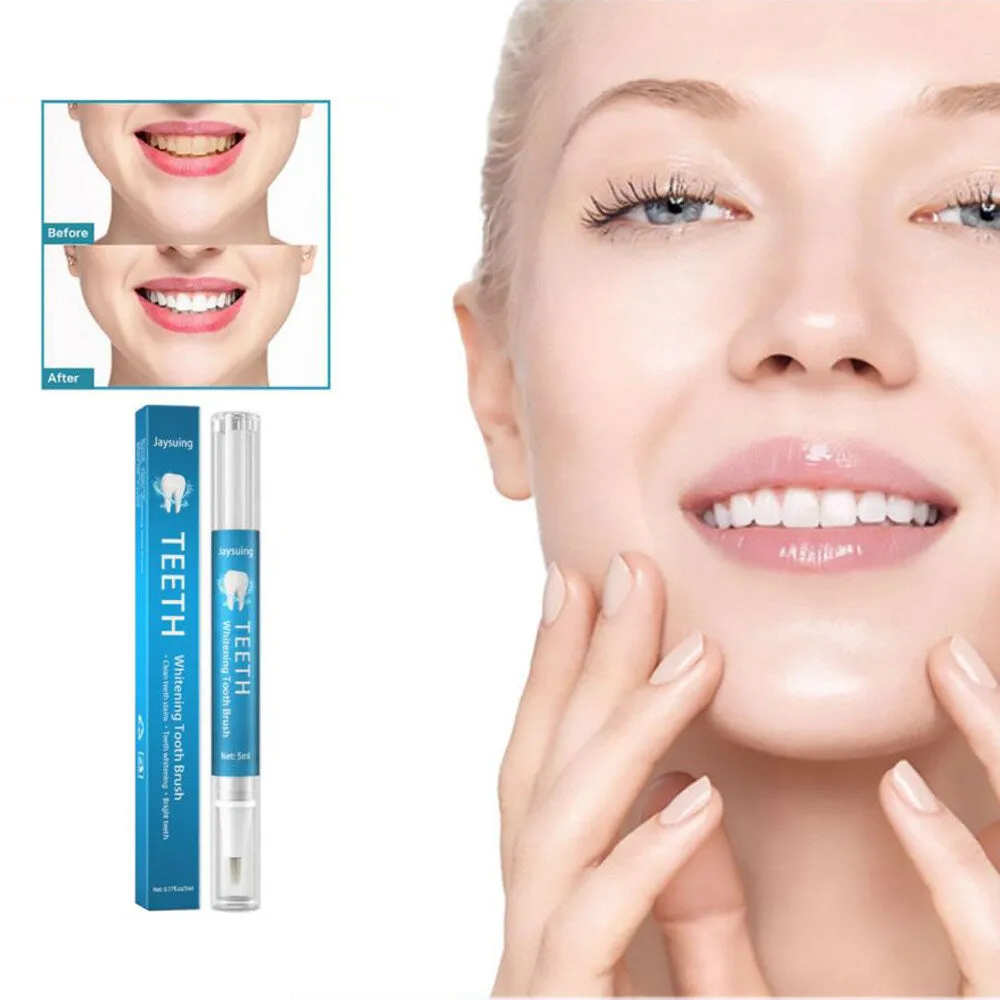 Jayuting Teeth Whitening Pen Toothpaste Toothbrush Gel Effectively Remove Stains Clean Bleach  Breath Safe Teeth Whitener