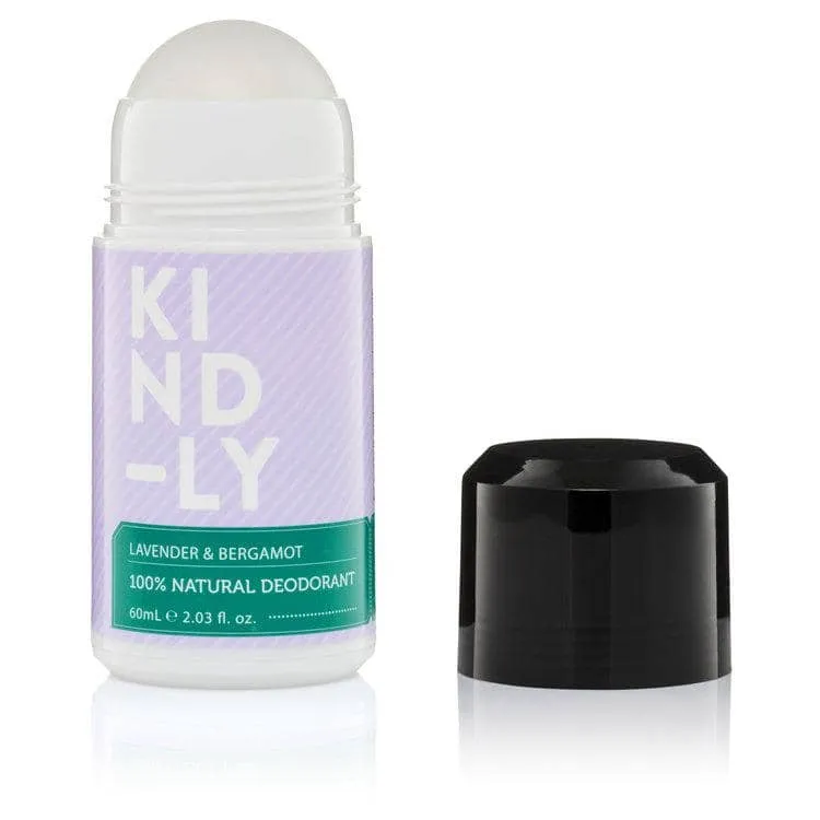 KIND-LY - Natural Deodorant - Lavender and Bergamot (60ml)