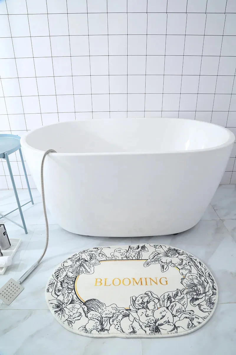 Non-Slip Absorbent Bath Mat & Carpet for Bathroom, Doormat, Balcony, Porch, and Area Use
