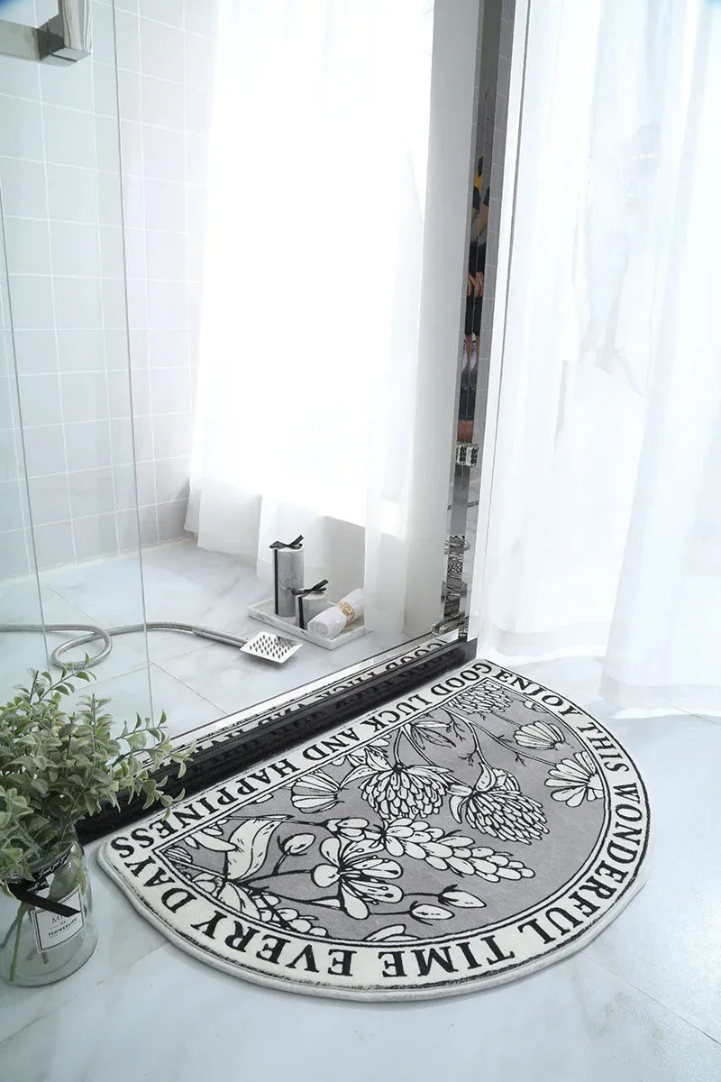 Non-Slip Absorbent Bath Mat & Carpet for Bathroom, Doormat, Balcony, Porch, and Area Use