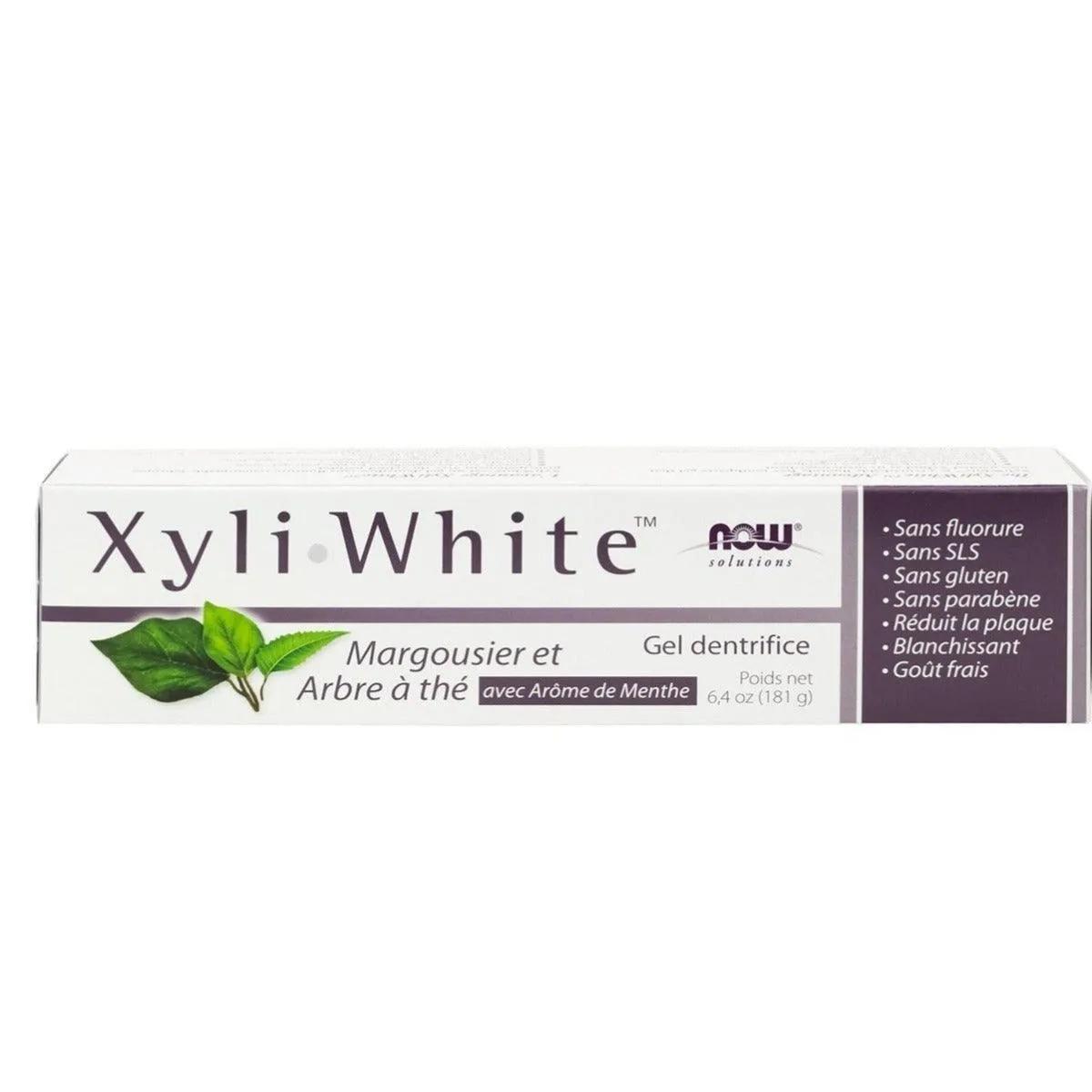 NOW Xyli-White Neem & Tea Tree Toothpaste 181G