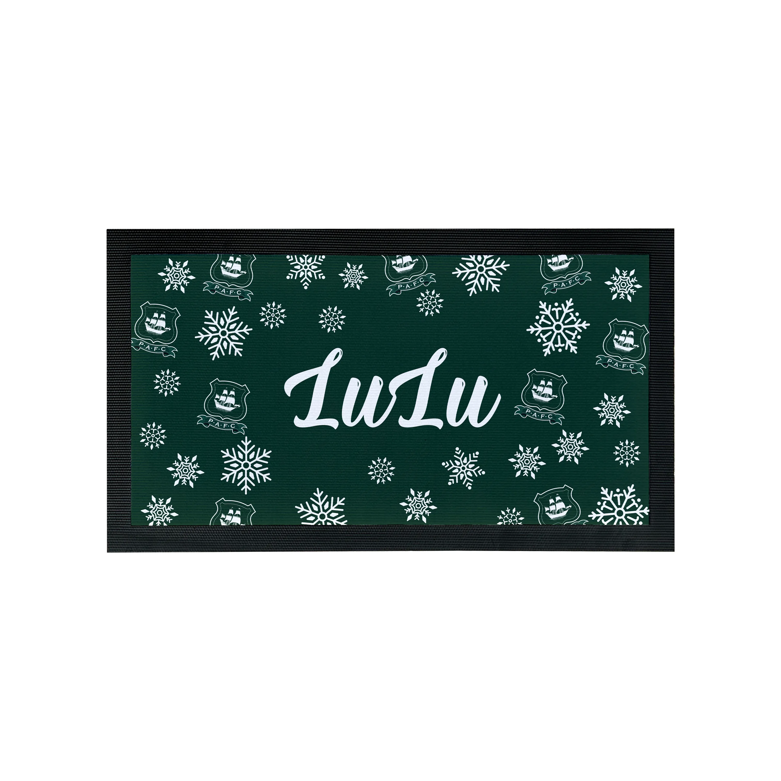 Plymouth Arygle Christmas Pet Feeding Mat