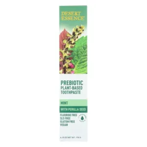 Prebiotic Plant Based Toothpaste Mint 6.25 Oz By Desert Essence