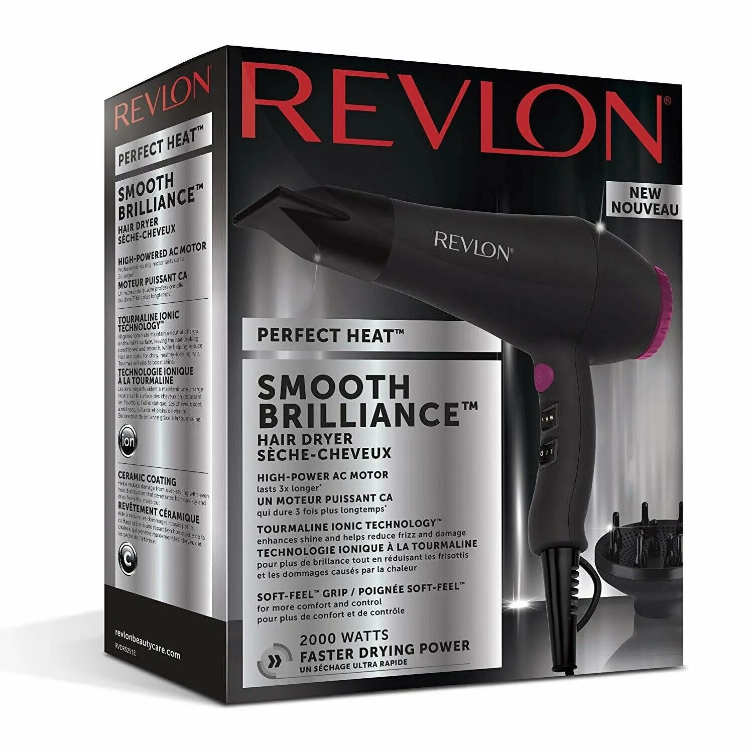 Revlon - Smooth Brilliance Hair Dryer Diffuser 2000W