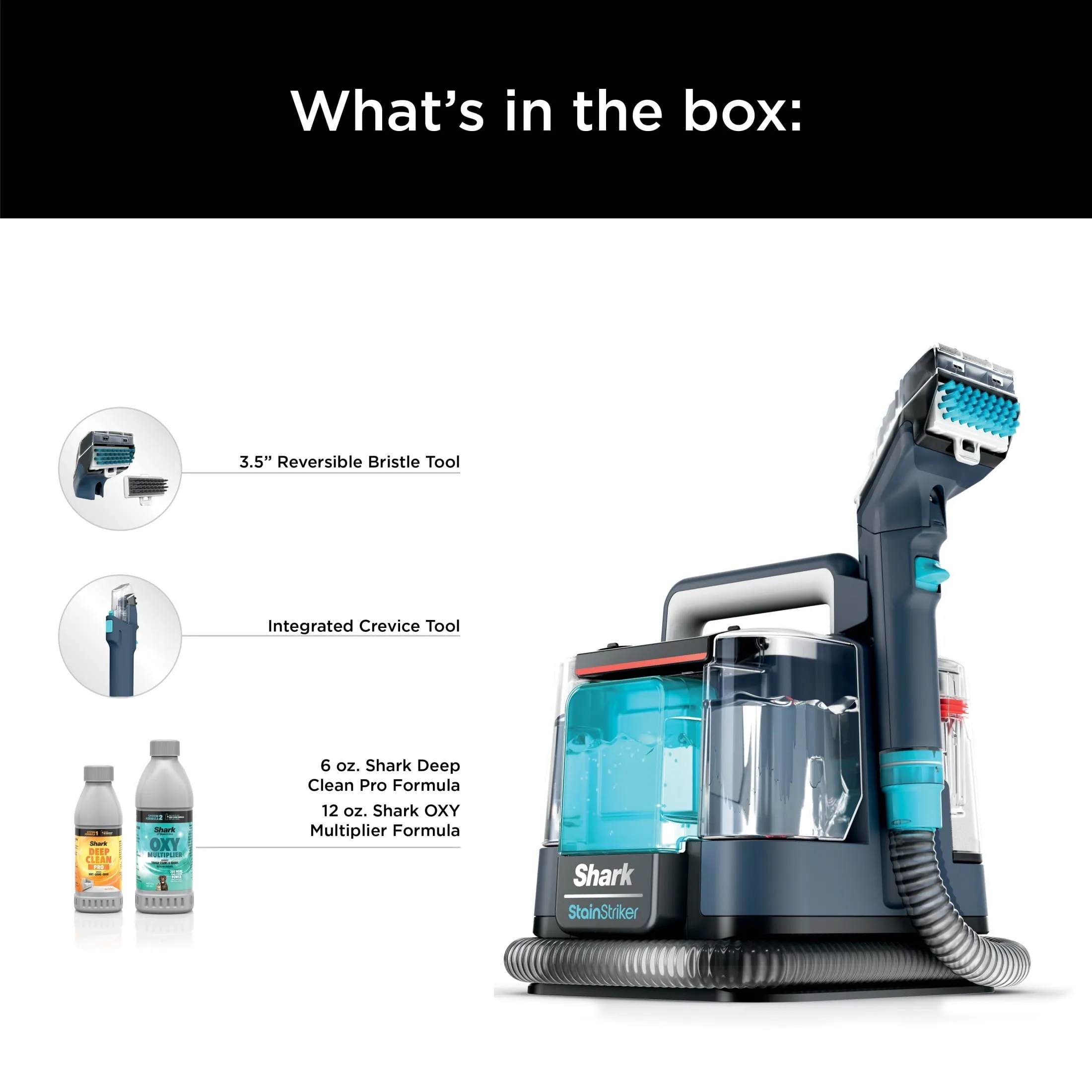 Shark StainStriker Portable Carpet & Upholstery Cleaner, PX200, New