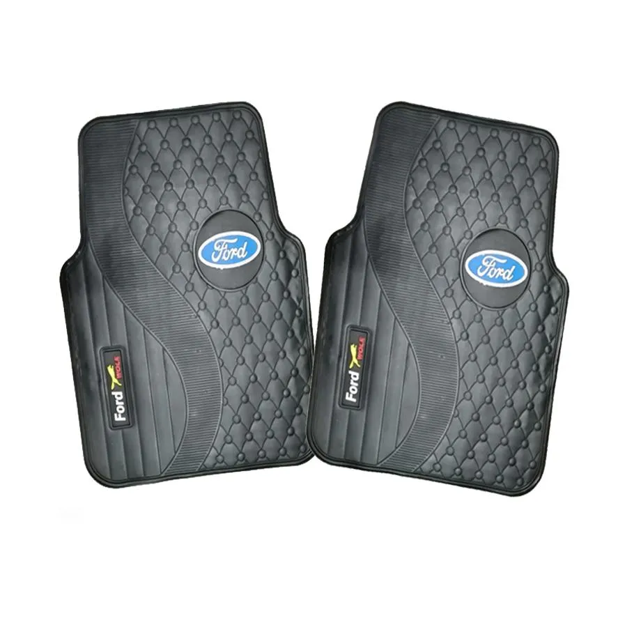 Suitable To Fit - 5-Piece Ford Branded Rubber Car Mats