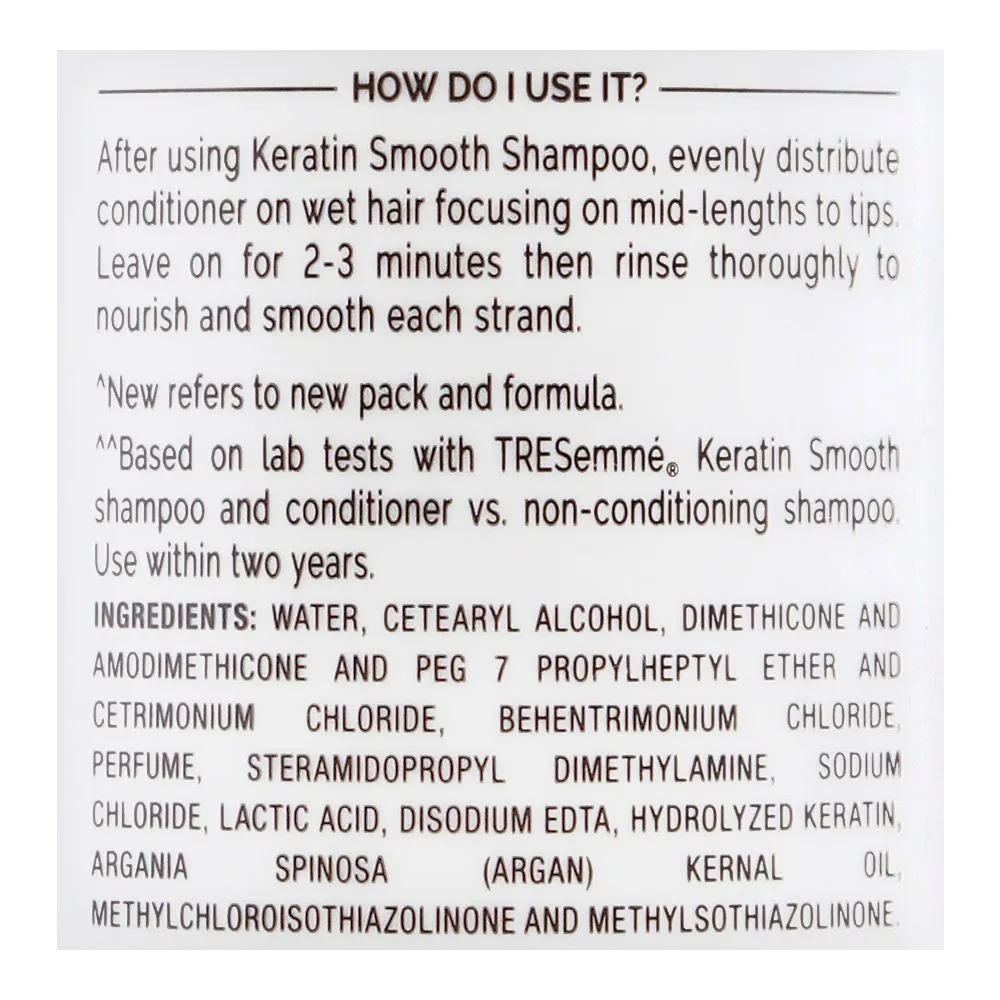Tresemme Kertain Smooth With Argan Oil Conditioner