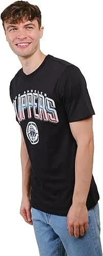 Ultra Game NBA Official Men’s Super Soft Supreme T-Shirt - Unisex, Los Angeles Clippers, Black|Los Angeles Clippers