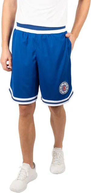 Ultra Game NBA Official Men’s Supreme Basketball Training Shorts - Unisex, Los Angeles Clippers, Team Color|Los Angeles Clippers