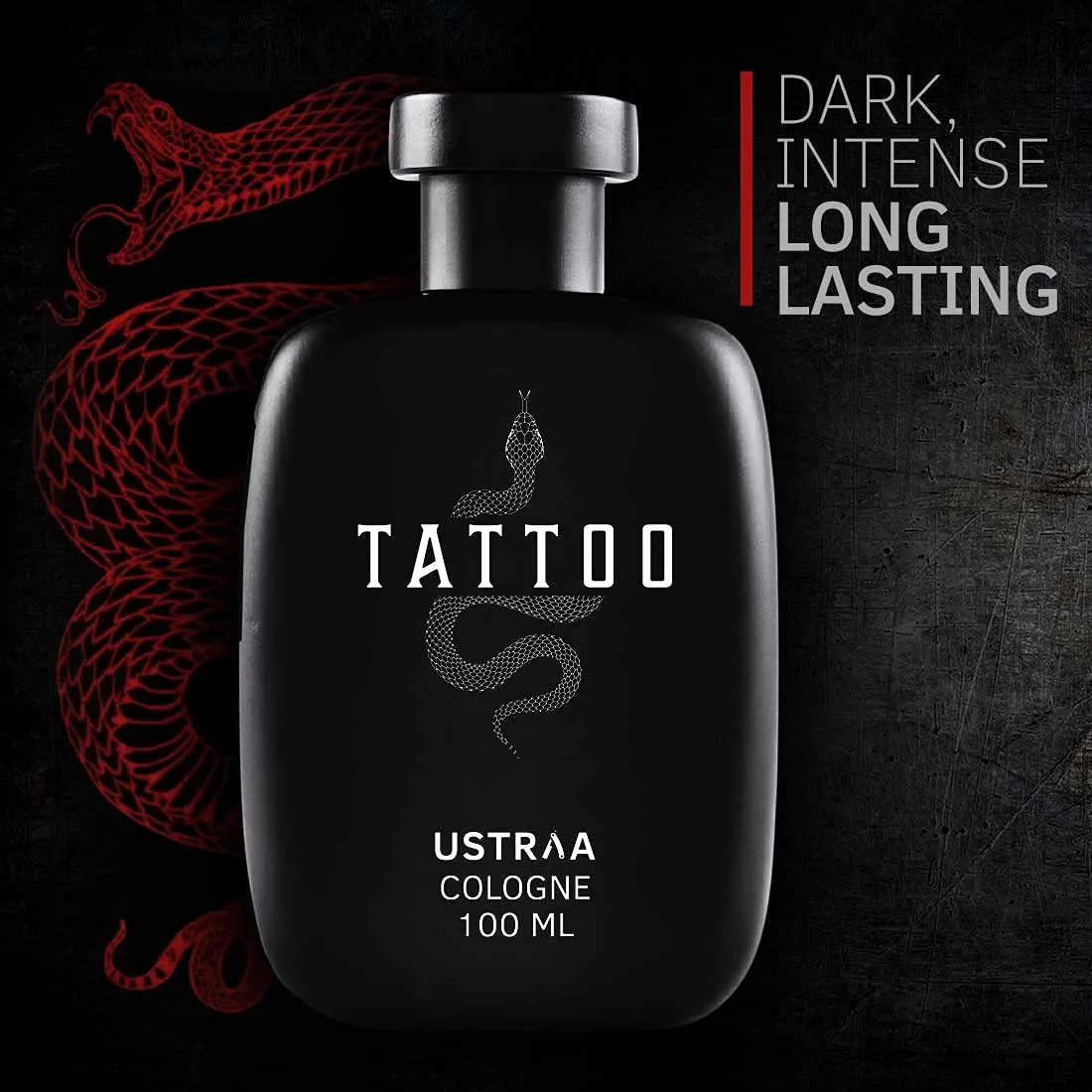 Ustraa Cologne - Tattoo for Men, 100 Ml